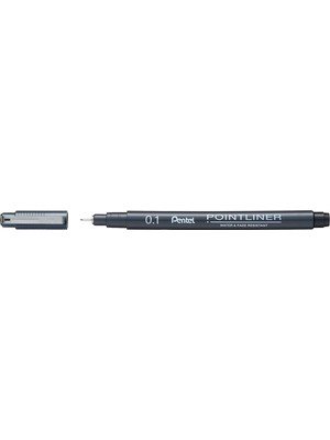 Sync Ticaret Pentel S20P-1A (0.1 Mm) Fiber Uçlu Yazı Kalemi - Ince Uç - Poıntlıner