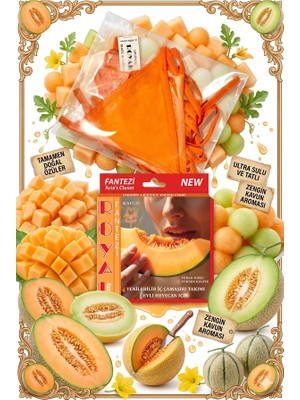 Nevamel® Fantezi Tüketilebilen Yenilebilir Kavun Aromalı Iç Çamaşırı Takımı