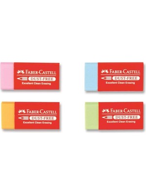 Sync Ticaret Faber-Castell Öğrenci Silgisi Dust Free Renkli 18 71 25