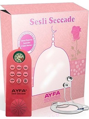 Belirtilmemiş Sesli Seccade Türkçe Pembe (Kod: AYFA505P)
