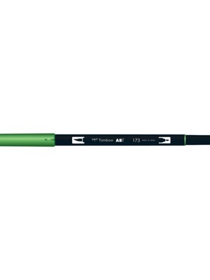 Sync Ticaret Tombow Ab-T Dual Brush Pen, Teknik Çizim Kalemi, Dark Willow Green, 173