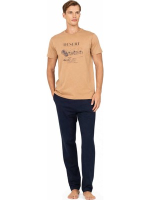 Pierre Cardin Penye Kısakol Pijama Takım LK-PC6138