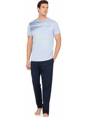 Pierre Cardin Penye Kısakol Pijama Takım LK-PC6123