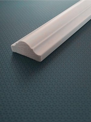 Sync Ticaret Dekoratif Boyanabilir Poliüretan Duvar Çıtası (En 2.5 cm Uzunluk 120 Cm) Gri