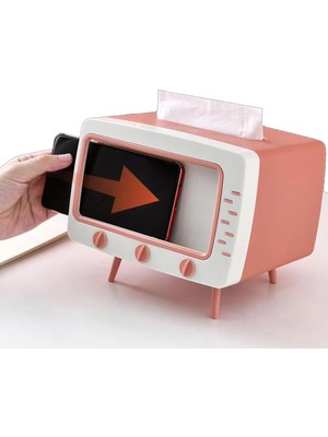 Sync Ticaret Telefon Tutuculu Peçete Kutusu Çok Fonksiyonlu Kılıf Organizer