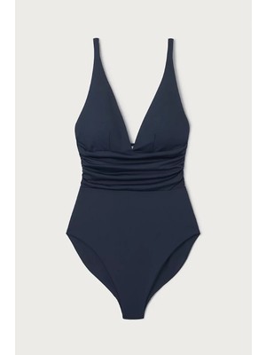 The White Company Büzgü Detaylı Kadın Mayo