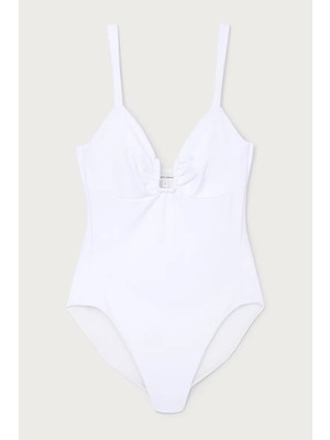 The White Company Balenli Balconette Kadın Mayo