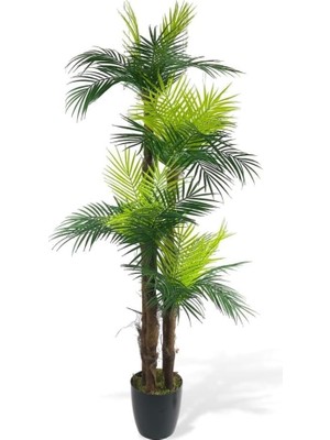 Sync Ticaret Nettenevime Yapay Ağaç Palmiye 36YAPRAK 4katlı 160CM Salon Çiçeği Yapay Çiçek