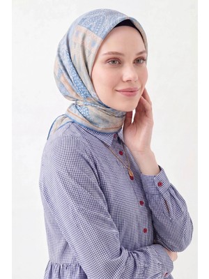 Silk Home Soft Eşarp Authentic Bebe Mavisi