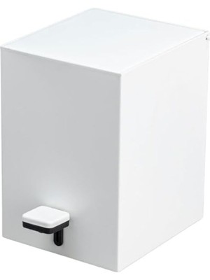 Sync Ticaret Pedallı Kare Çöp Kovası 3 Lt Beyaz 262X245X180 mm Beyaz Tek Ebat BA4055 033 Al7-Al7