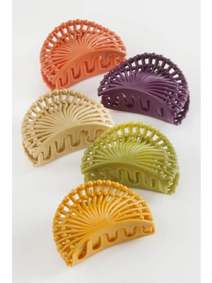 Fantastik Store Yelpaze Renkli Mandal Toka 6 cm
