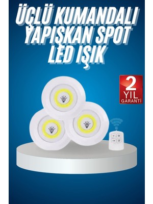 Kablosuz Pilli Işıldak Masa Lambası Mutfak Tezgah Altı Banyo Dolabı Dolap Içi