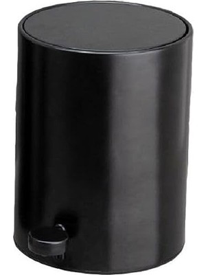 Sync Ticaret Pedallı Siyah Çöp Kovası 3 Lt Siyah Renk 265X203X203 mm
