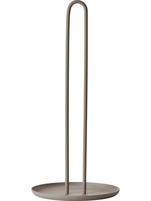 Sync Ticaret Singles Kağıt Havlu Tutucu, Ayakta, Metal Kağıt Tutucu, Çap 14,5 Cm, Yükseklik 32 Cm, Boz Kahverengi