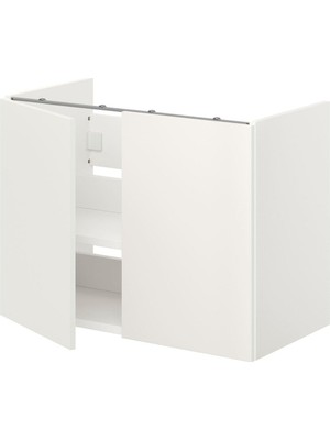 Sync Ticaret T20 81003 Kapaklı Lavabo Dolabı Kül Gri 60 cm
