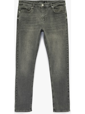 Koton Pamuklu Normal Bel Slim Fit Jean Pantolon - Brad Jean