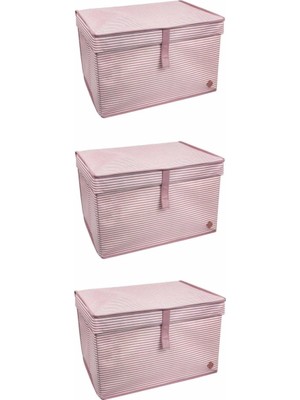 Epilons Çok Amaçlı Düzenleyici Kutu Organizer Cırt Cırtlı Hurç Mega Plus Boy 40cm X 30cm X 70cm (3 Adet)