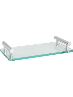 Sync Ticaret Banyo Tepsisi Cam/krom Renk 54X170X330 mm