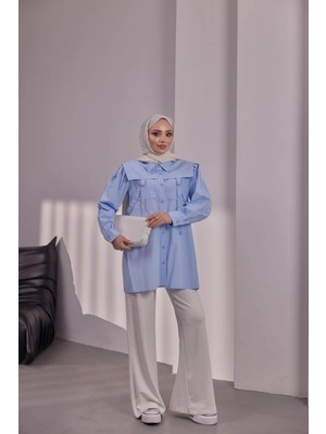 Bwest Poplin Gömlek - Mavi