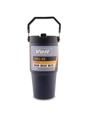 Larskas Chill Ice Thermos 600ML Unisex Suluk & Matara Mavi Tek Ebat