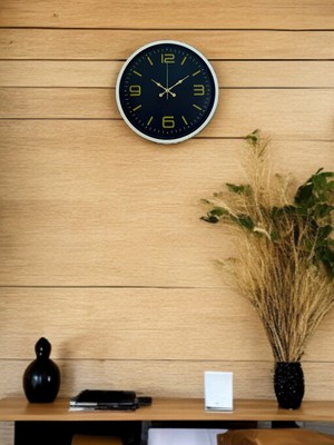 TKÇ 36 cm Dekoratif Modern Duvar Saati
