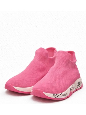 Bony Socks Player Çocuk Çorap Ayakkabı Pembe