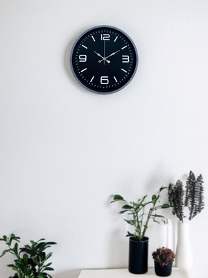TKÇ 36 cm Modern Dekoratif Duvar Saati