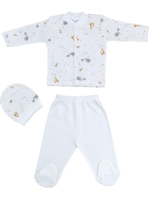 Sebi Bebe Fil Zürafa Pijama Takımı 9193