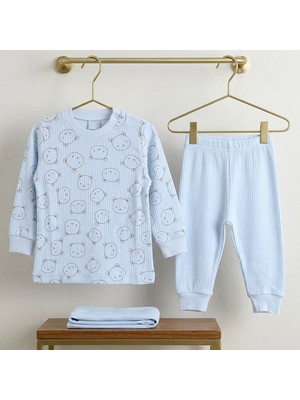 Sebi Bebe Ayıcık Kafa Pijama Takımı 9323