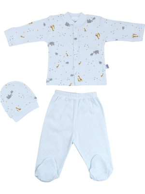 Sebi Bebe Fil Zürafa Pijama Takımı 9193