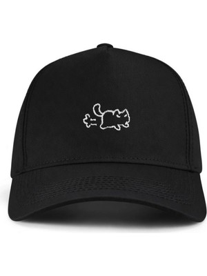 PataCute Cat Fart Yüksek Profil Baseball Şapka