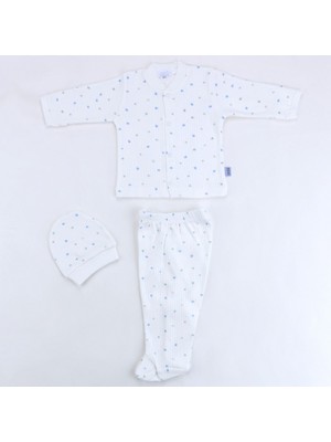 Sebi Bebe Nokta Çiçek Pijama Takımı 9148