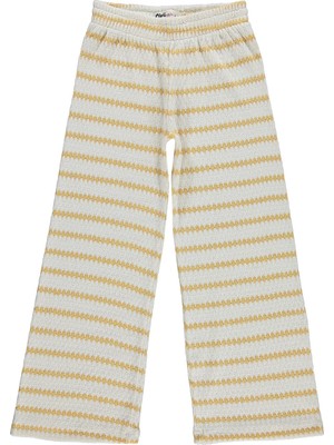 Civil Girls Bol Paça 10-13 Yaş Pantolon - Hardal