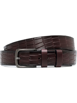   Erkek  N-040-125 Grande Spor Kemer (Genişlik 4 Cm)