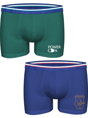 John Frank Iconic 2'li Erkek Boxer JF2BICON01