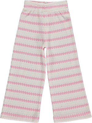 Civil Girls Bol Paça 6-9 Yaş Pantolon - Pembe