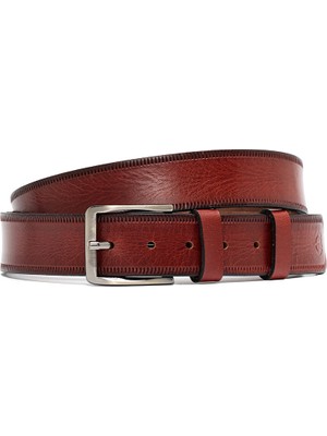   Erkek  N-040-126 Grande Spor Kemer (Genişlik 4 Cm)