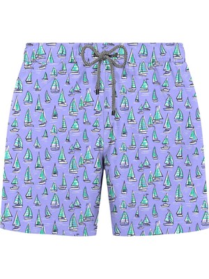 John Frank All Over Erkek Mayo Şort JFSSSWL98-SHIP Purple