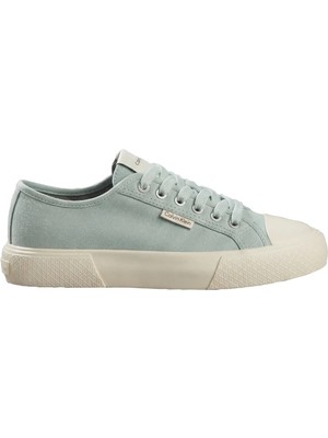 Calvin Klein Kadın Mavi Calvin Klein Vulc Lace Up Canvas, Pfd Mavi Kadın Spor Ayakkabı