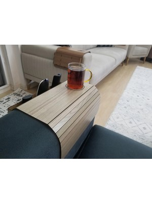Koltuk Başı Sehpası Kumanda Cepli
