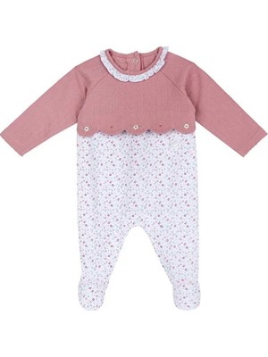 Chicco Kız Bebek Paça Içinden Açılan Tulum