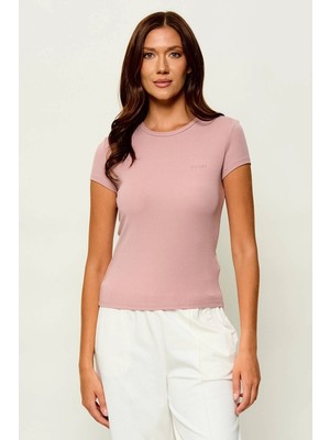Guess Lotus Kadın Aktif Slim Fit T-Shirt