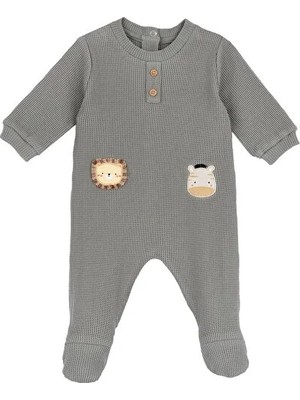 Chicco Bebek Arkadan Açılan Yuvarlak Yakalı Tulum