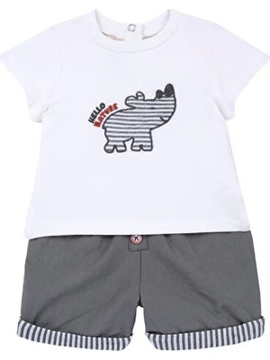 Chicco Erkek Bebek Kısa Kollu Tişört ve Şort Takım