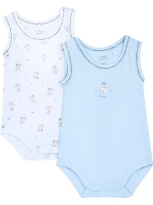 Chicco Erkek Bebek 2li Kolsuz Body Set
