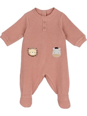 Chicco Bebek Arkadan Açılan Yuvarlak Yakalı Tulum