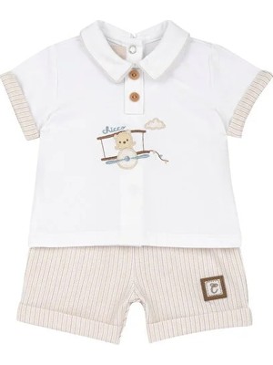Chicco Erkek Bebek Kısa Kollu Tişört ve Şort Takımı