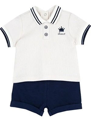 Chicco Erkek Bebek Kısa Kollu Polo Tişört ve Şort Takım
