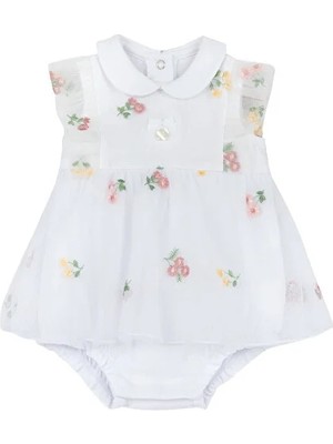 Chicco Kız Bebek Tulum Görünümlü Elbise