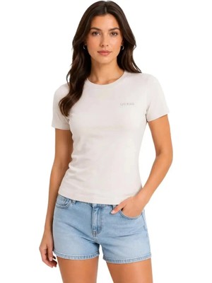 Guess Tracey  Kadın Aktif Slim Fit T-Shirt
